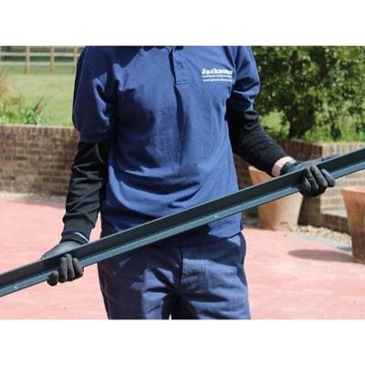 Mi-T Post PPC Anthracite 50mm x 50mm x 2.7m incl 12 Screws - Jacksons Fencing