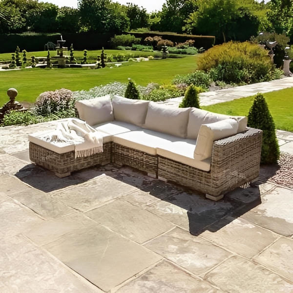 Livingstone - 3 Seater Sofa Set With Footstool