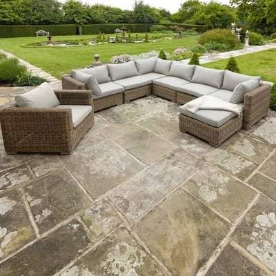 Livingstone Corner Sofa Set 10 - EnviroBuild Outdoor & Garden