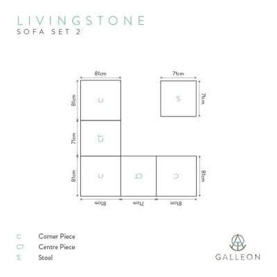 Livingstone Corner Sofa Set 2 - EnviroBuild Outdoor & Garden