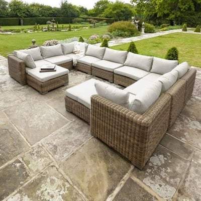Livingstone Corner Sofa Set 6 - EnviroBuild Outdoor & Garden