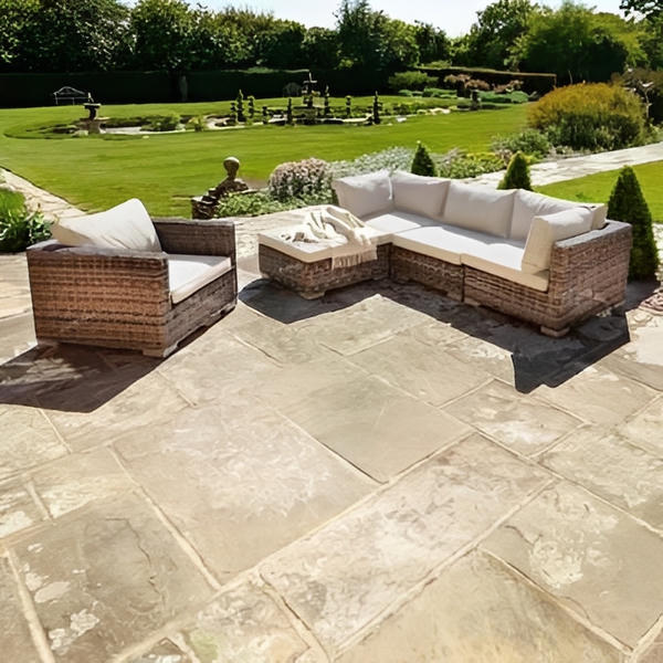 Livingstone - 3 Seater Sofa Set With Armchair & Footstool