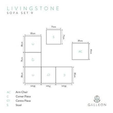 Load image into Gallery viewer, Livingstone Corner Sofa Set 9 - EnviroBuild Outdoor &amp; Garden
