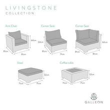 Load image into Gallery viewer, Livingstone Scuro - 9 Seater Sofa Set With Double Footstool - EnviroBuild Outdoor &amp; Garden
