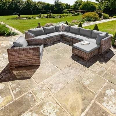 Livingstone Scuro Corner Sofa Set 10 - EnviroBuild Outdoor & Garden