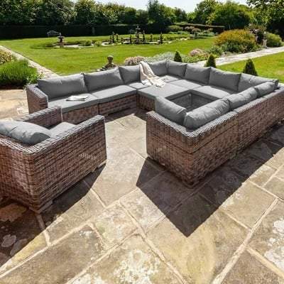 Livingstone Scuro Corner Sofa Set 12 - EnviroBuild Outdoor & Garden