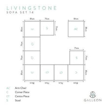 Load image into Gallery viewer, Livingstone Scuro Corner Sofa Set 14 - EnviroBuild Outdoor &amp; Garden
