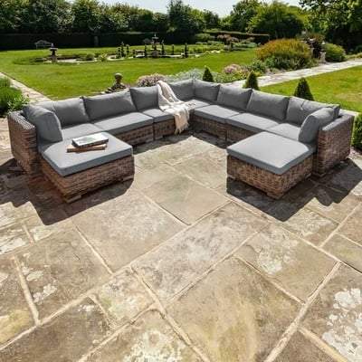 Livingstone Scuro Corner Sofa Set 7 - EnviroBuild Outdoor & Garden