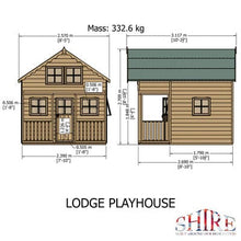 Load image into Gallery viewer, Lodge Playhouse - 8 x 9 - Shire
