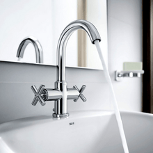 Load image into Gallery viewer, Loft Chrome Basin Mixer Tap With Pop-Up Waste - Roca
