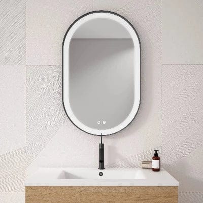 Loira Oval Mirror - 500mm x 800mm - Aqua