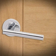 Load image into Gallery viewer, Loire Bathroom Door Handle Pack with Lock - XL Joinery
