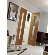 Load image into Gallery viewer, Louvre Oak Painted Internal Door - All Sizes - JB Kind
