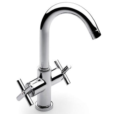 Loft Chrome Basin Mixer Tap With Pop-Up Waste - Roca