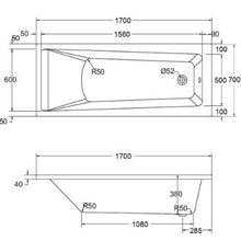 Load image into Gallery viewer, Atlanta 6 Jet Whirlpool Bath - Aqua
