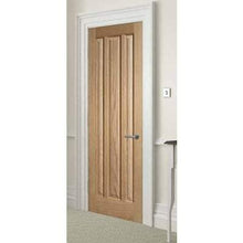 Load image into Gallery viewer, Oak Kilburn 3 Panel Un-Finished Internal Fire Door FD30 - All Sizes - LPD Doors Doors
