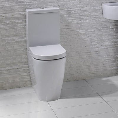 Emme Soft Close Wrap Over Toilet Seat - Aqua