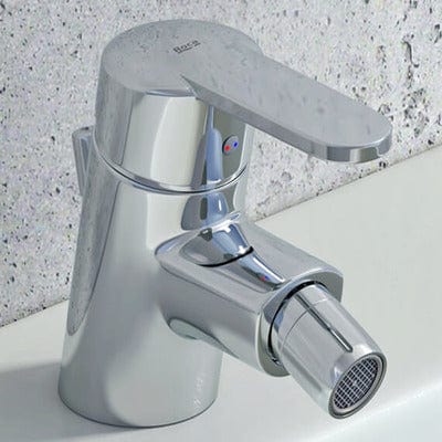 Victoria V2 Chrome Bidet Mixer & Chain Connector - Roca
