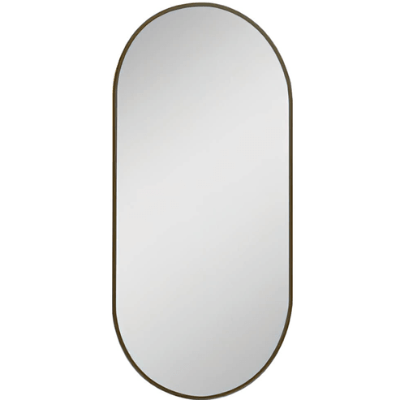 Sharon Oval LED Mirror - 520mm x 920mm - Aqua