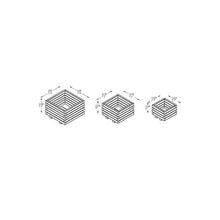 Load image into Gallery viewer, Forest Kendal Square Planter (Pack of 3)
