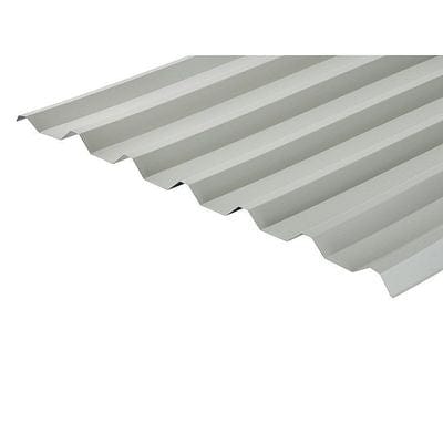 Cladco 34/1000 Box Profile PVC Plastisol Coated 0.5mm Metal Roof Sheet (Goosewing Grey) - All Sizes - Cladco