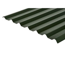 Load image into Gallery viewer, Cladco 34/1000 Box Profile PVC Plastisol Coated 0.5mm Metal Roof Sheet (Juniper Green) - All Sizes - Cladco
