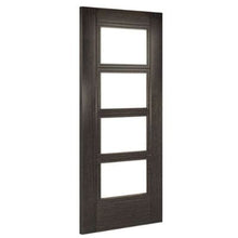 Load image into Gallery viewer, Montreal Dark Grey Ash Glazed Internal Fire Door FD30 - All Sizes - Deanta
