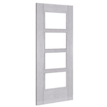 Load image into Gallery viewer, Montreal Light Grey Ash Glazed Internal Fire Door FD30 - All Sizes - Deanta
