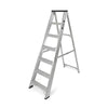 Lyte Aluminium Swingback Tread Stepladder with Tool Tray - All Sizes