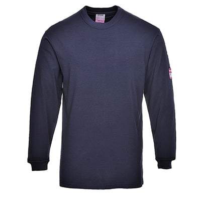 Flame Resistant Anti-Static Long Sleeve T-Shirt -All Sizes - Portwest