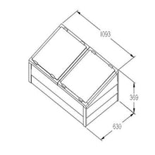 Load image into Gallery viewer, Forest Large Timber Cold Frame - Forest Garden
