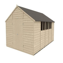 Load image into Gallery viewer, Forest Overlap Pressure Treated Apex Shed Double Door - All Sizes
