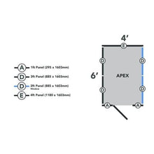 Load image into Gallery viewer, Forest Overlap Pressure Treated 6ft x 4ft Apex Shed- 4 Window - Forest Garden
