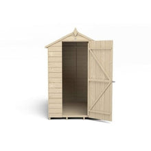 Load image into Gallery viewer, Forest Overlap Pressure Treated 6ft x 4ft Apex Shed - Forest Garden
