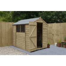 Load image into Gallery viewer, Forest Overlap Pressure Treated 7ft x 5ft Apex Shed
