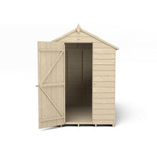 Load image into Gallery viewer, Forest Overlap Pressure Treated 7ft x 5ft Apex Shed - Forest Garden
