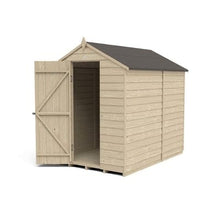 Load image into Gallery viewer, Forest Overlap Pressure Treated 7ft x 5ft Apex Shed - No Window
