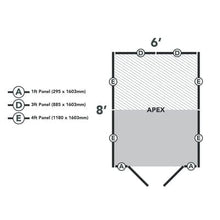 Load image into Gallery viewer, Forest Overlap Pressure Treated 8ft x 6ft Apex Shed - Double Door, No Windows - Forest Garden
