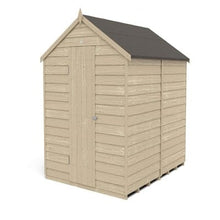 Load image into Gallery viewer, Forest Overlap Pressure Treated 8ft x 6ft Apex Shed - No Window - Forest Garden
