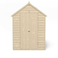 Load image into Gallery viewer, Forest Overlap Pressure Treated Apex Shed Double Door - All Sizes - Forest Garden
