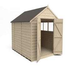 Load image into Gallery viewer, Forest Overlap Pressure Treated Apex Shed Double Door - All Sizes - Forest Garden
