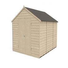 Load image into Gallery viewer, Forest Overlap Pressure Treated 10ft x 8ft Apex Shed - Double Door, No Windows - Forest Garden
