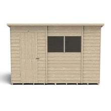 Load image into Gallery viewer, Forest Overlap Pressure Treated Pent Shed - All Sizes
