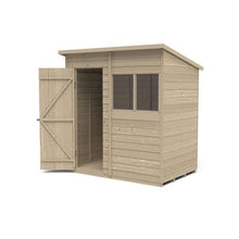 Load image into Gallery viewer, Forest Overlap Pressure Treated Pent Shed - All Sizes
