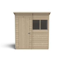 Load image into Gallery viewer, Forest Overlap Pressure Treated Pent Shed - All Sizes
