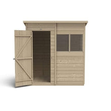 Load image into Gallery viewer, Forest Overlap Pressure Treated Pent Shed - All Sizes
