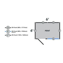 Load image into Gallery viewer, Forest Overlap Pressure Treated Pent Shed - All Sizes
