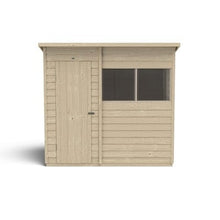 Load image into Gallery viewer, Forest Overlap Pressure Treated Pent Shed - All Sizes
