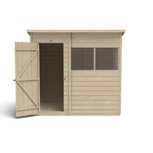 Load image into Gallery viewer, Forest Overlap Pressure Treated Pent Shed - All Sizes
