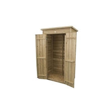 Load image into Gallery viewer, Forest Pent Tall Garden Store - Pressure Treated - Forest Garden
